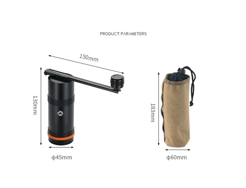 Travel Manual Coffee Grinder Campingmoon CC-115 CC-152 Portable Hand Coffee Mill Grinder