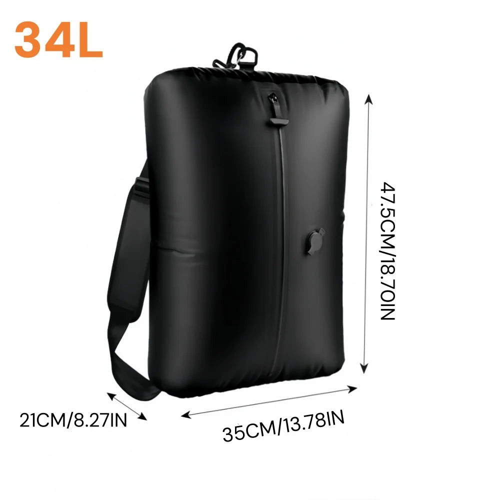 Outdoor Vacuum Compression Bags, Camping Travel Clothing Storage Bags, Lightweight,Space-Saver Organizer for Hiking Trips