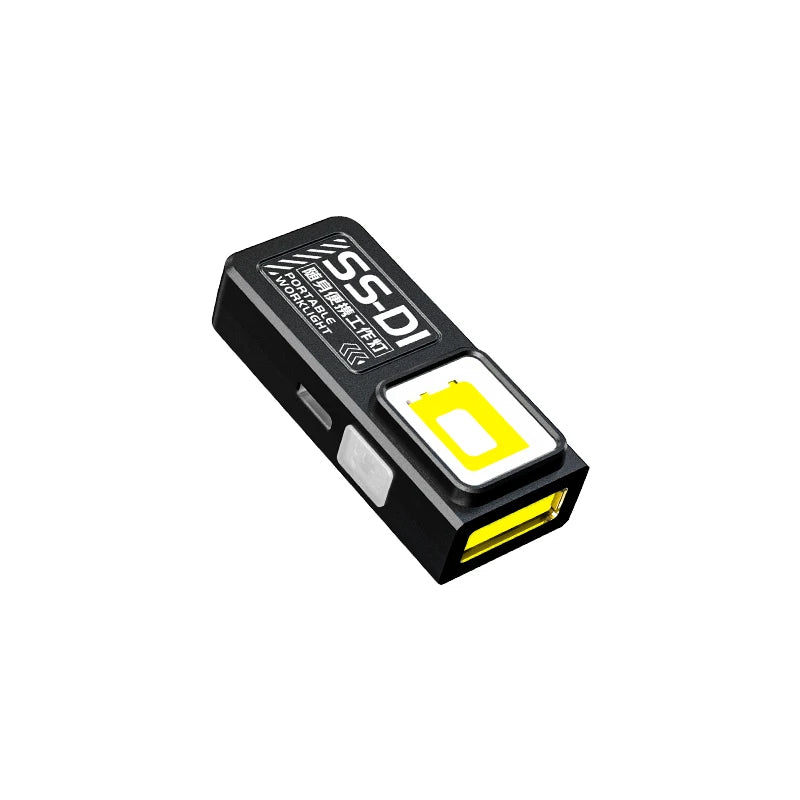 Mini COB LED Flashlight Rechargeable Powerful Work Light with Clip Magnet Waterproof Camping Walking Pocket Lamp Portable Light