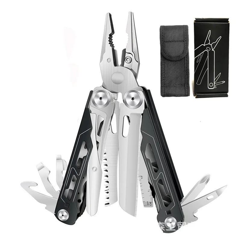 Outdoor Folding Pliers EDC Multi Tool Professional Camping Tactical Pliers Multi Purpose Tool for Camping Fishing Daily Carry