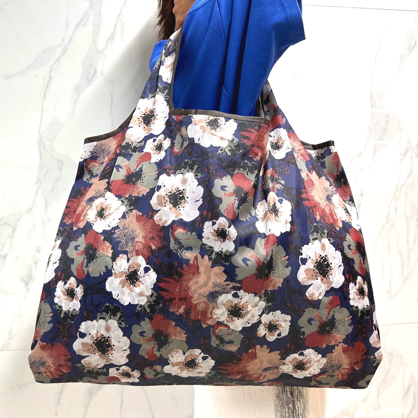Tote Bag Large Capacity Tote Bag Satchel Lightweight Shopping Bag Printed Pattern Outdoor Foldableable Satchel Camping Style Travel Bag