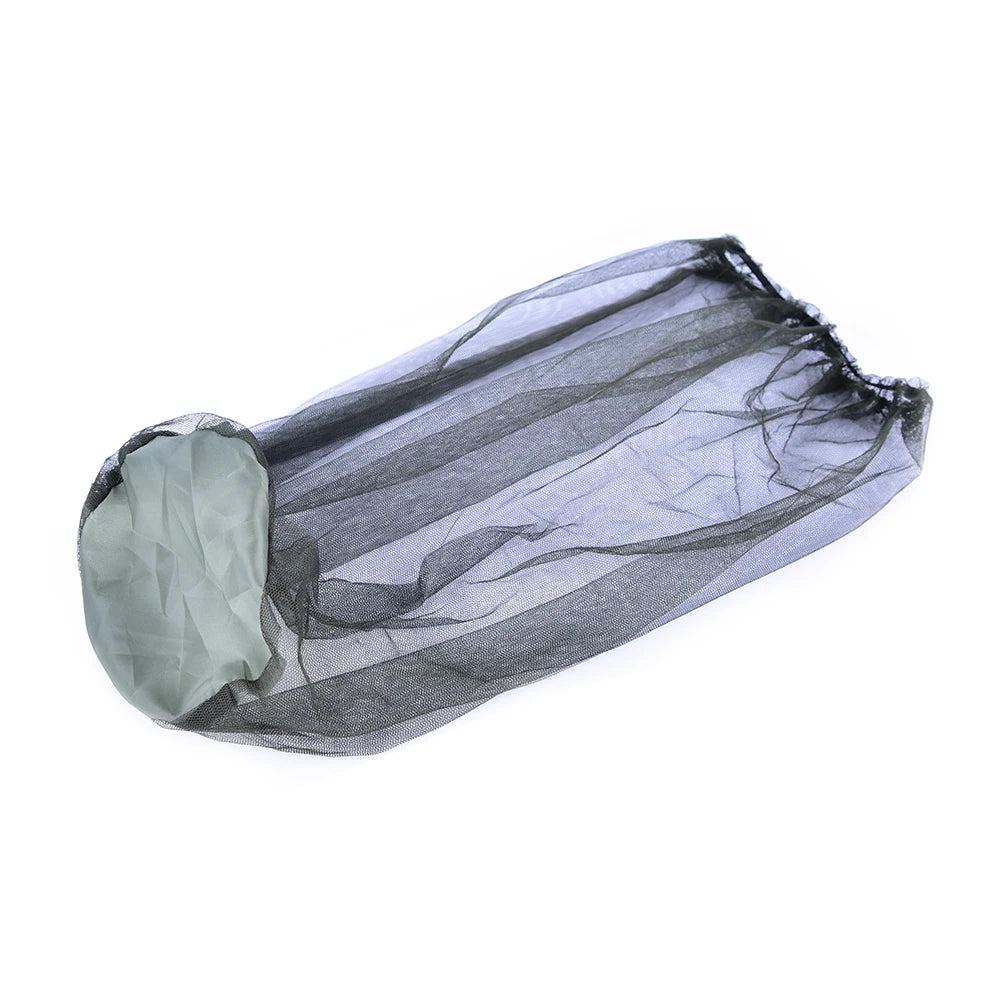 Outdoor Safe Travel Camping Mesh Cap Midge Mosquito Insect Hat Bug Head Net Face Protector