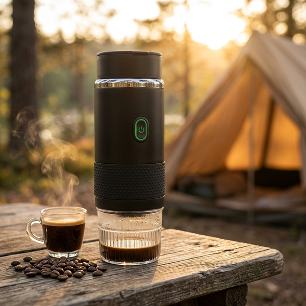 Portable Wireless Espresso Machine | 3-in-1 Capsule and Ground