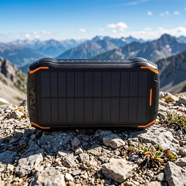 Solar Power Bank 26800mAh | Wireless Fast Charging
