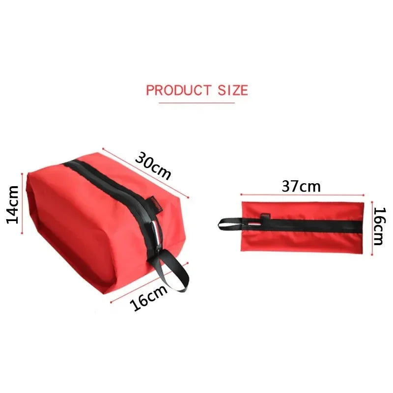 Waterproof Hanging Toiletry Bag - Ultralight Oxford Fabric for Camping Hiking Travel, Durable & Foldable Storage Organizer
