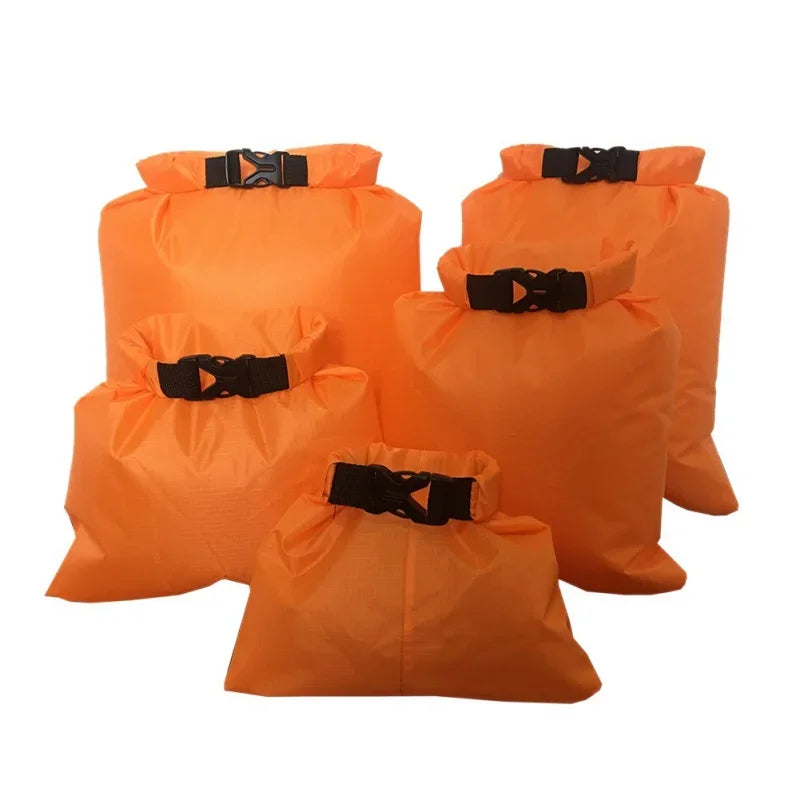 Waterproof Dry Bag Set 5PCS 2L 5L 10L 15L 20L Roll Top Ocean Pack Floating Sack Beach Travel Swimming Snorkeling Kayaking