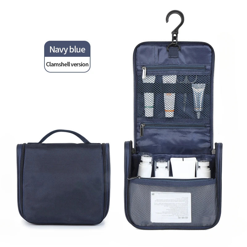 Multifunction Hanging Flip Men Travel Toiletry Bags Portable Pockets Water-Resistan Portable Shaving Kit Storage Make Up Bags