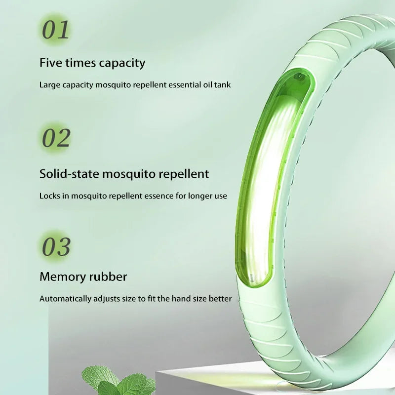 Lenovo Mosquito-repelling Bracelet Essential Oil Waterproof Outdoors Silicone Safe Wristband Portable Pest Artifact Camping Tool