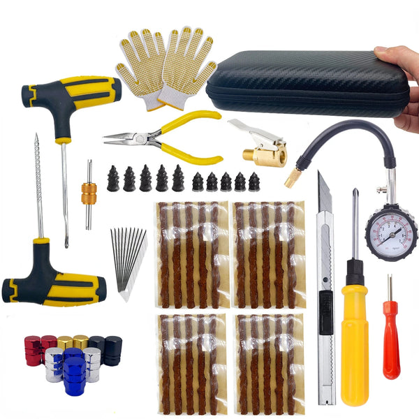Tubeless Tyre Repair Kit | Up to 82 Pieces