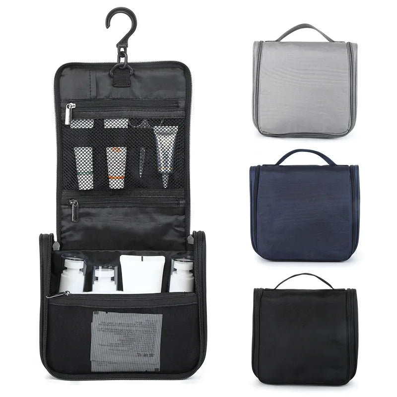 Multifunction Hanging Flip Men Travel Toiletry Bags Portable Pockets Water-Resistan Portable Shaving Kit Storage Make Up Bags