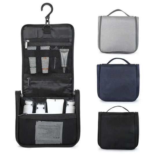 Multifunction Hanging Flip Men Travel Toiletry Bags Portable Pockets Water-Resistan Portable Shaving Kit Storage Make Up Bags