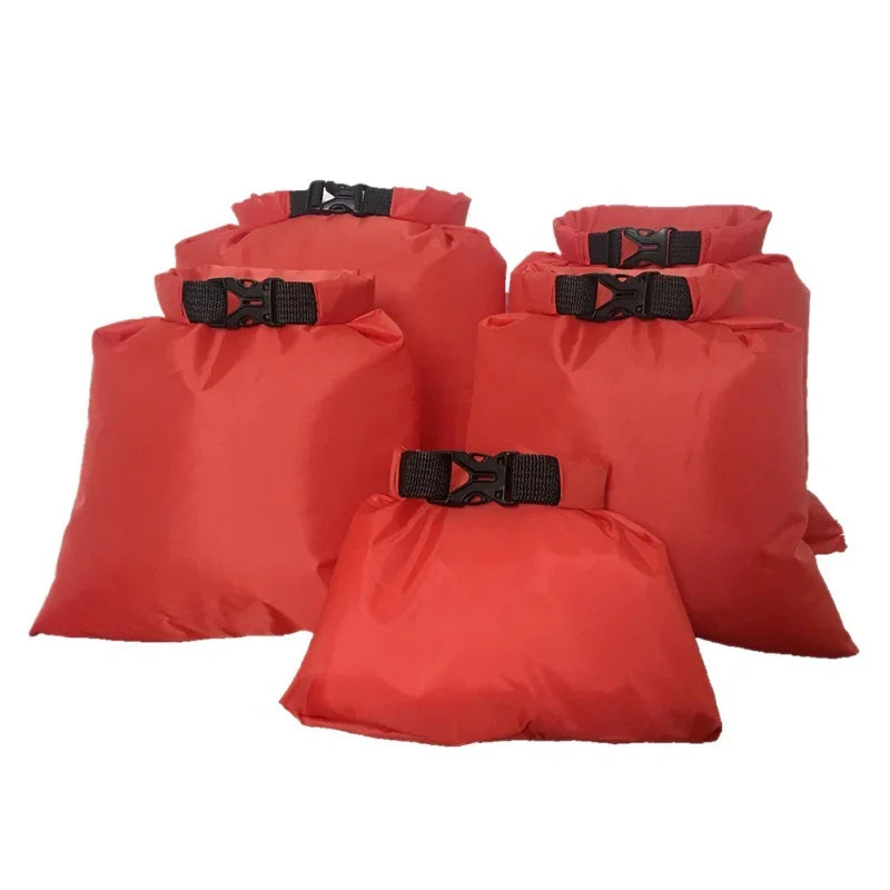 Waterproof Dry Bag Set 5PCS 2L 5L 10L 15L 20L Roll Top Ocean Pack Floating Sack Beach Travel Swimming Snorkeling Kayaking