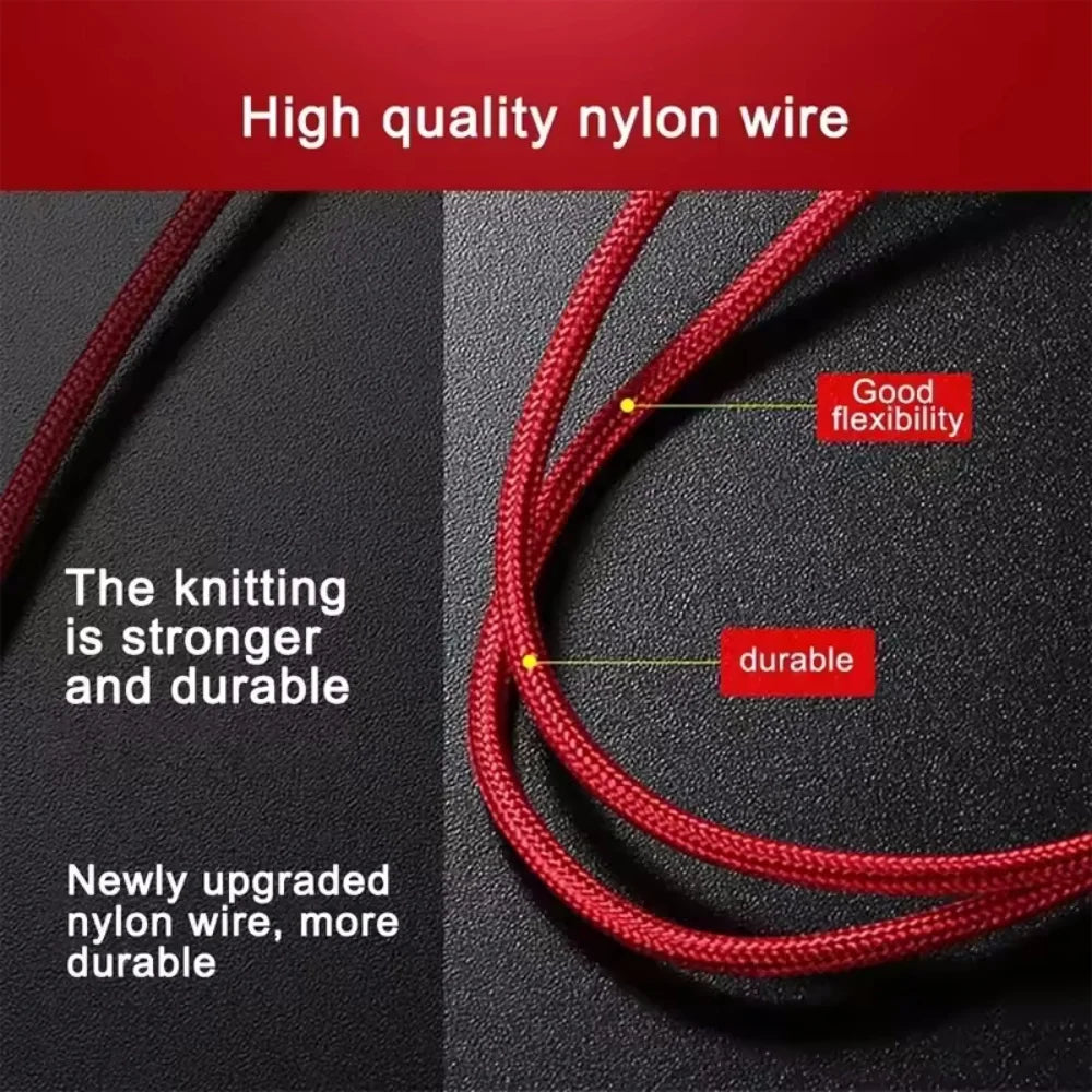 5 in 1 PD USB Fast Charging Cable For iPhone 14 13 12 Xiaomi Android Micro USB Type-C Phone Charger Multi-ports Data Cable