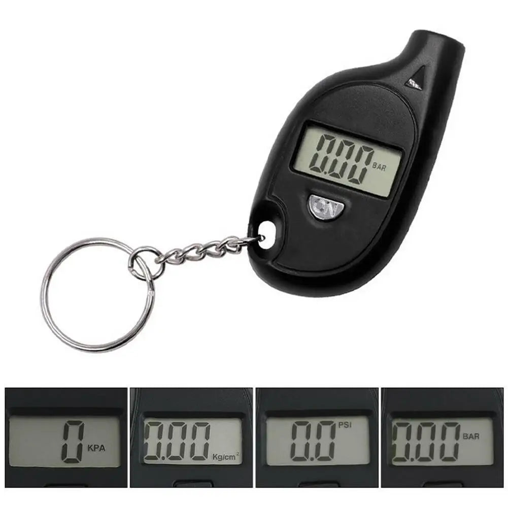 Mini Tire Gauge Digital With LCD Display Car Tire Air Pressure Tester Meter Auto Car Motorcycle Tire Safety Alarm Testing Tools