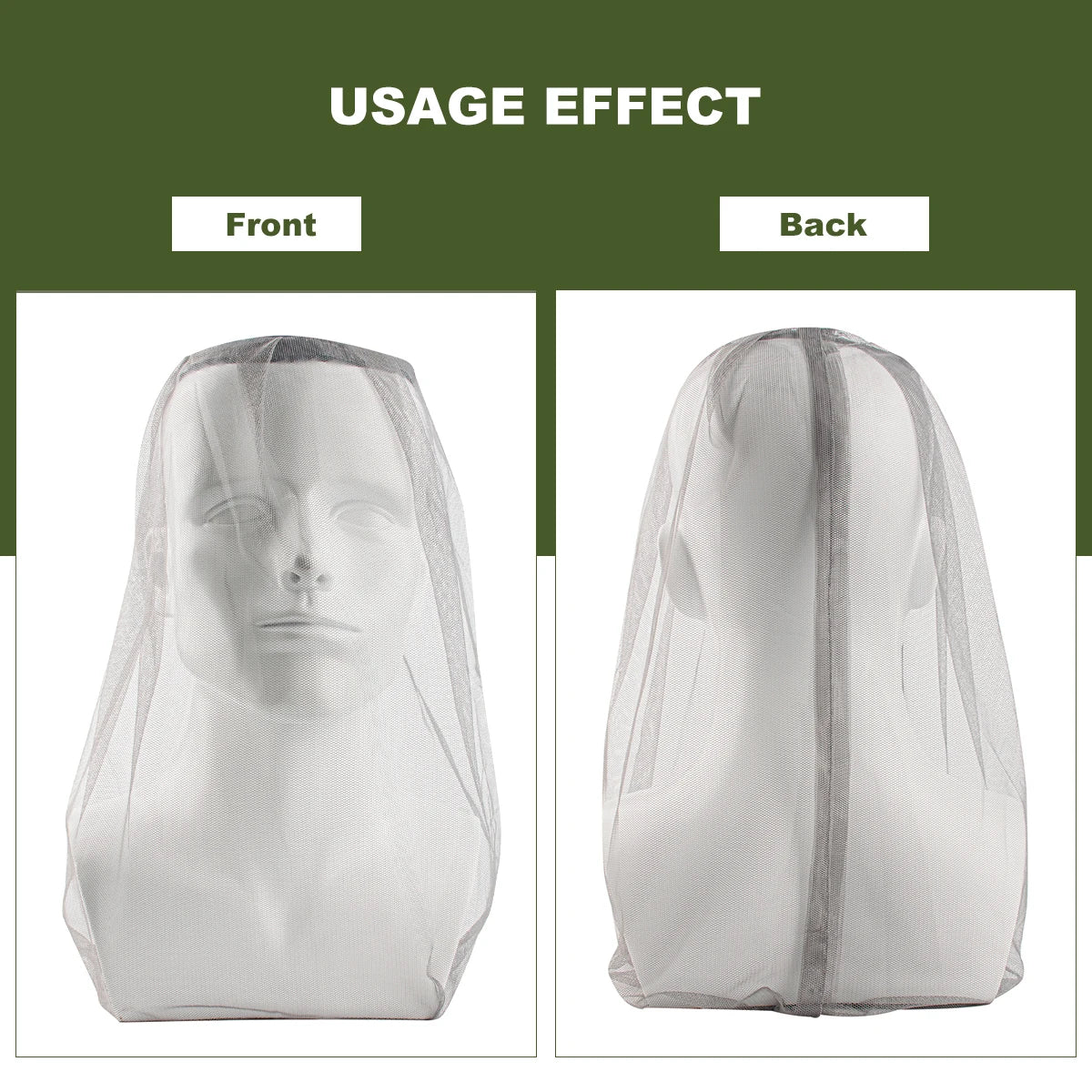 Hike Fishing Mosquito Net Hat Insect Midge Wasp Bug Head Cover Protector Outdoor Fishing Cap Anti Mosquito Insect Hat