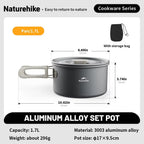 Naturehike Camping Cookware Set | 2 to 7 Person