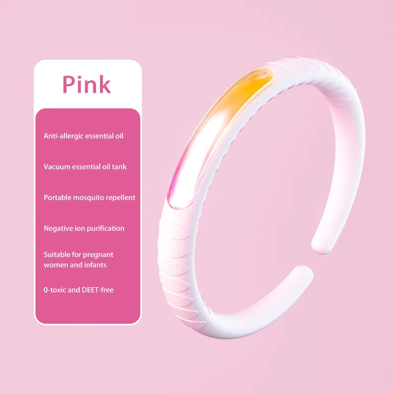 Lenovo Mosquito-repelling Bracelet Essential Oil Waterproof Outdoors Silicone Safe Wristband Portable Pest Artifact Camping Tool