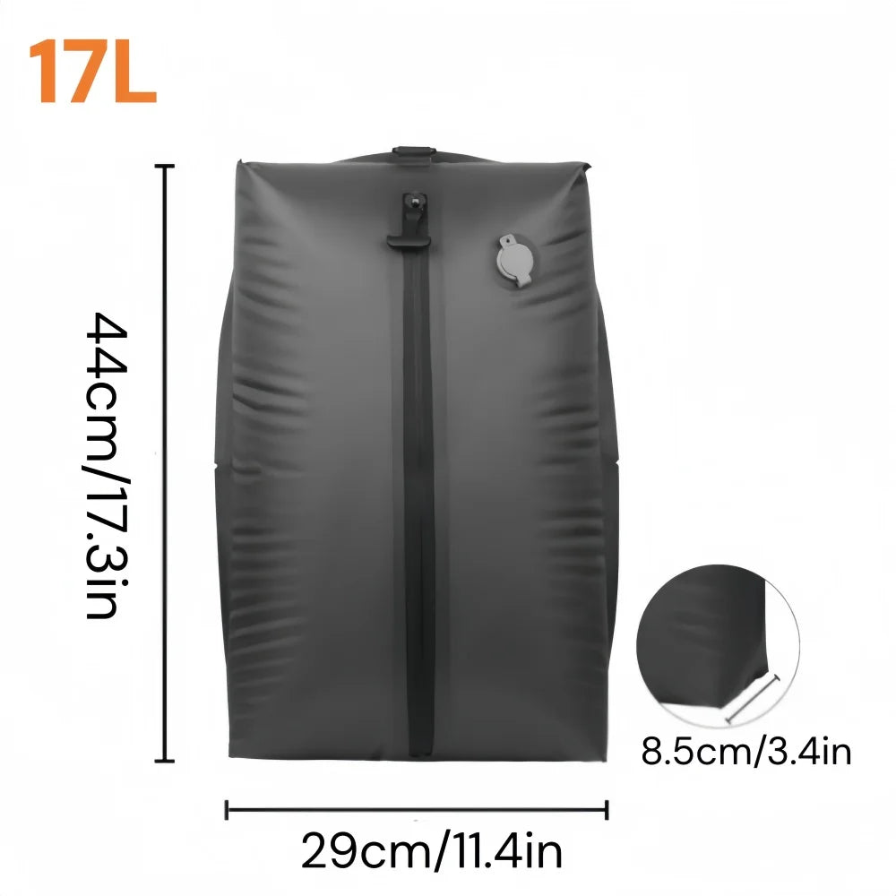 Outdoor Vacuum Compression Bags, Camping Travel Clothing Storage Bags, Lightweight,Space-Saver Organizer for Hiking Trips
