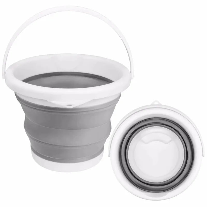 3L/5L/10L Collapsible Silicone Bucket Folding Water Pail for Household Cleaning & Storage