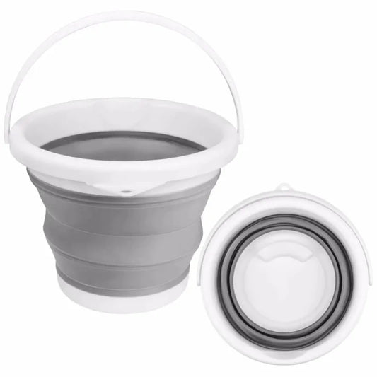 3L/5L/10L Collapsible Silicone Bucket Folding Water Pail for Household Cleaning & Storage