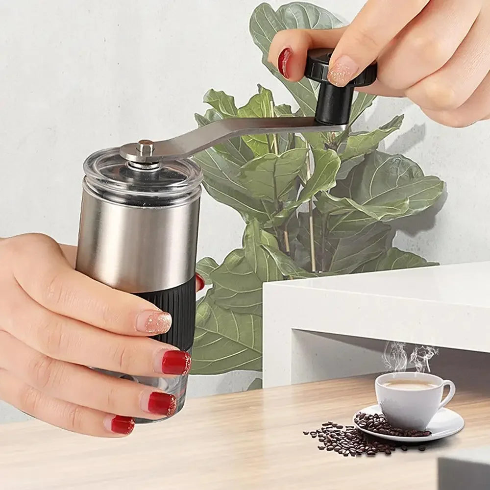 Manual Coffee Grinder Coffee Bean Grinder Manual Burr Hand Coffee Grinder Unique Gift For Camping