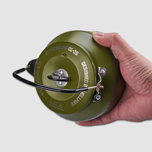 0.8L Portable Hiking Kettle 304 Stainless Steel Ultralight Coffee Kettle Lightweight Coffee Pot for Outdoor Travel Camping