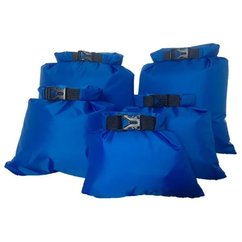 Waterproof Dry Bag Set 5PCS 2L 5L 10L 15L 20L Roll Top Ocean Pack Floating Sack Beach Travel Swimming Snorkeling Kayaking