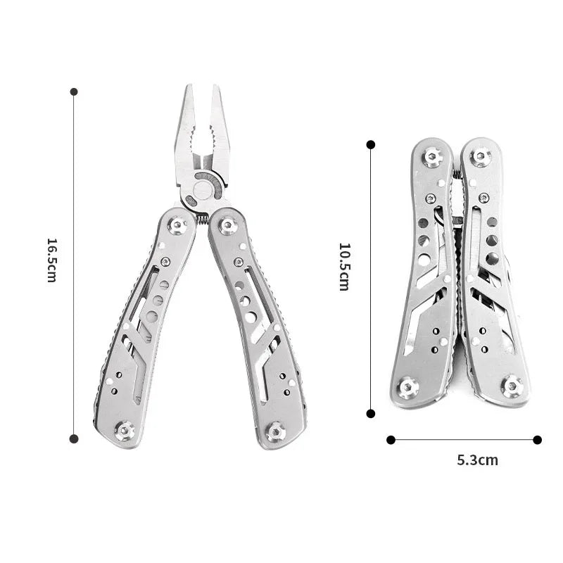 Multi-tool Pocket Knife Pliers Folding Mini Portable Fold Outdoor Tactical Hunting Survival Rescue Repair Tool Multipurpose