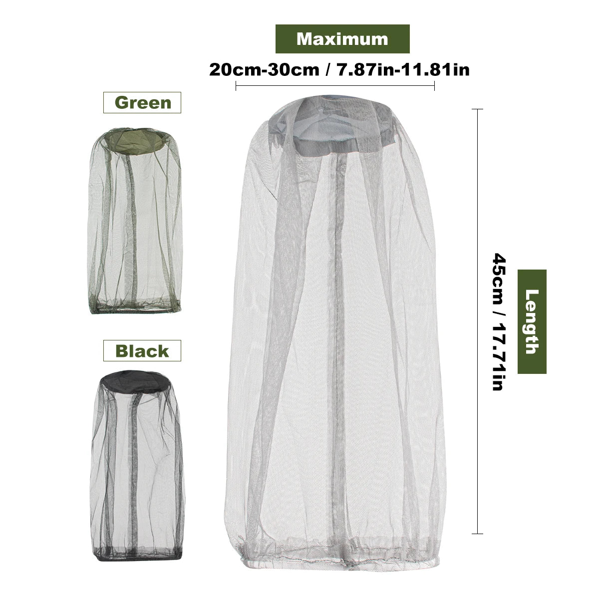 Hike Fishing Mosquito Net Hat Insect Midge Wasp Bug Head Cover Protector Outdoor Fishing Cap Anti Mosquito Insect Hat