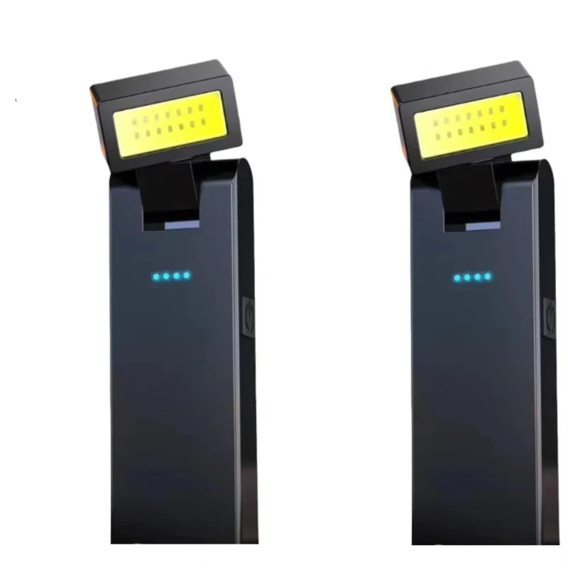 USB Rechargeable Mini LED Light, Magnetic COB Work Flashlight & Clip-On Book Reading Lamp, Night Light for Car Repair, Emergency
