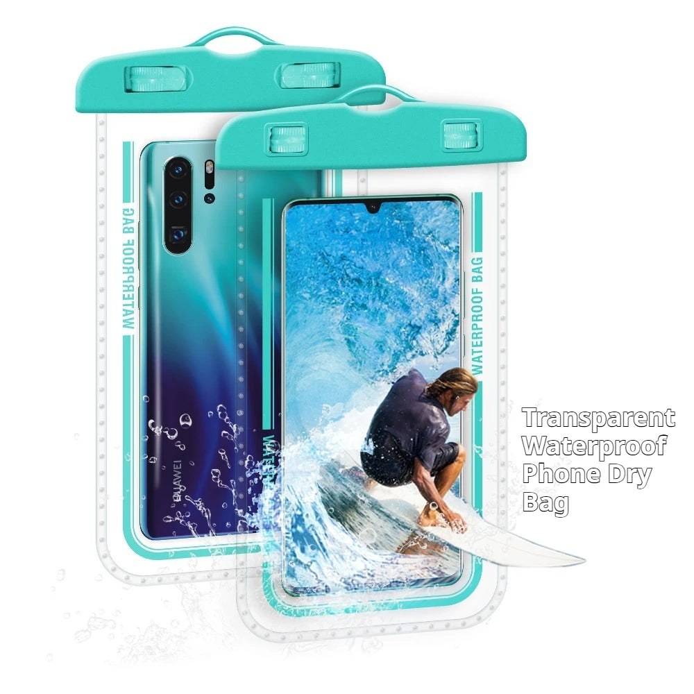Waterproof Phone Pouch, 8.3" Waterproof Phone Case for iPhone 16 15 14 13 Pro Max, IPX8 Cellphone Dry Bag Beach Cruise Ship Esse