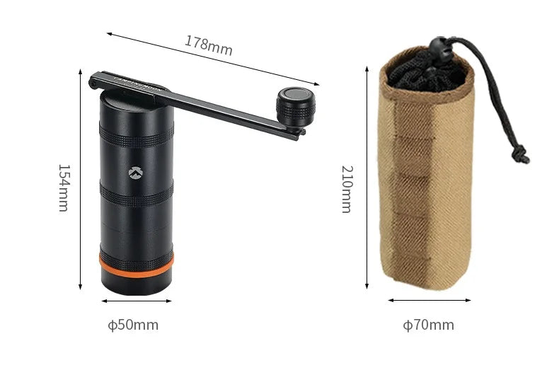 Travel Manual Coffee Grinder Campingmoon CC-115 CC-152 Portable Hand Coffee Mill Grinder