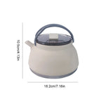 Collapsible Camping Kettle | Silicone with Stainless Steel Base