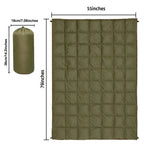Down Camping Blanket | Lightweight Packable Quilt