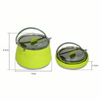 Collapsible Camping Kettle | Silicone with Stainless Steel Base