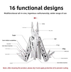 28-in-1 EDC Multi-Tool Folding Pliers