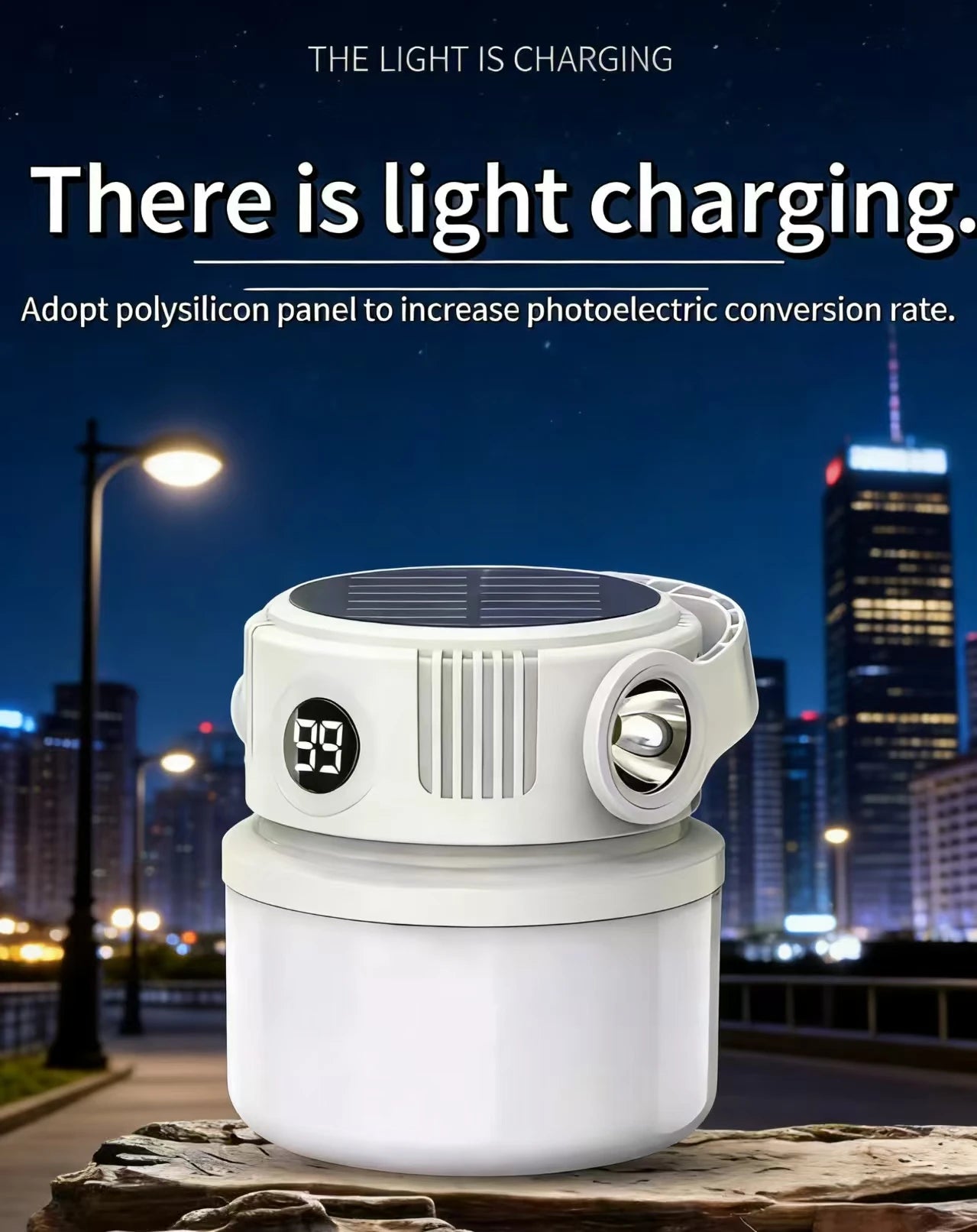 Outdoor lighting LED camping lamp, portable camping light, rechargeable tent light, ideal for street vending and long-lasting us
