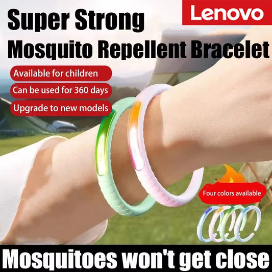 Lenovo Mosquito-repelling Bracelet Essential Oil Waterproof Outdoors Silicone Safe Wristband Portable Pest Artifact Camping Tool