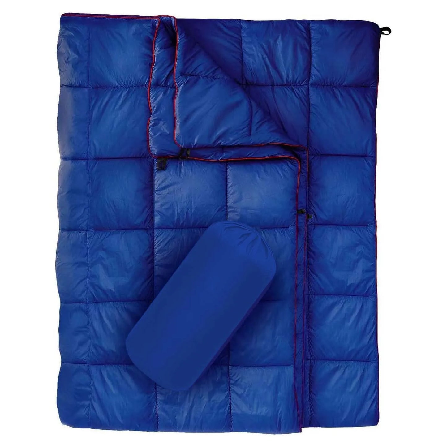 Down Camping Blanket Lightweight Warm Packable Camping Quilt Portable Foldable Down Blanket Outdoor Camping Hiking Travel Quilt