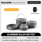 Naturehike Camping Cookware Set | 2 to 7 Person