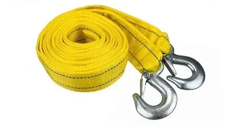 1 Pcs 3M/4M Car Tow Cable Heavy Duty 4/5 Ton Trailer Rope Towing Pull Rope Strap Hooks Van Road Recovery Car Accessories