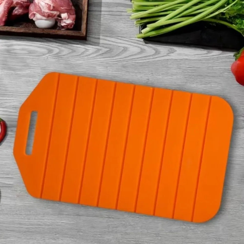 Non-Stick Folding Cutting Board Anti-Slip Easy Grip Handle Silicone Cut Board Portable Flexible Food Prep Tool Outdoor Cooking