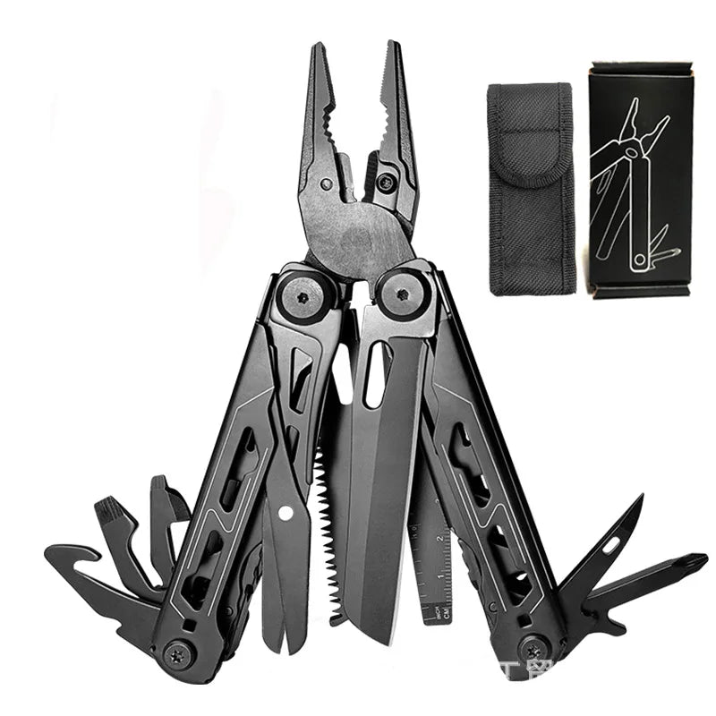 Outdoor Folding Pliers EDC Multi Tool Professional Camping Tactical Pliers Multi Purpose Tool for Camping Fishing Daily Carry
