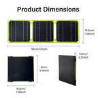 Foldable Solar Panel | 21W and 40W ETFE Monocrystalline