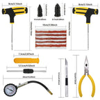 Tubeless Tyre Repair Kit | Up to 82 Pieces
