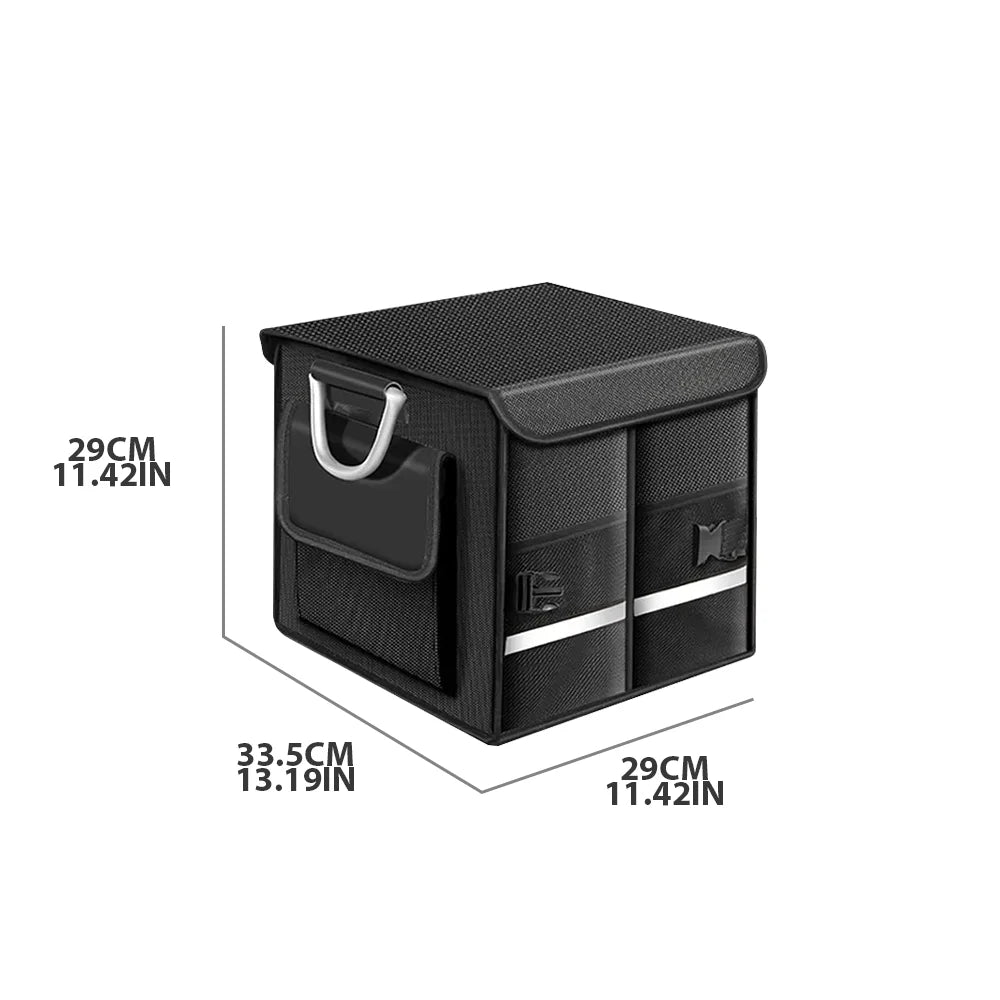 28L/55L Trunk Organizer for Car Large-Capacity Foladable Storage Box High-Density Oxford Cloth Waterproof Car Organizer