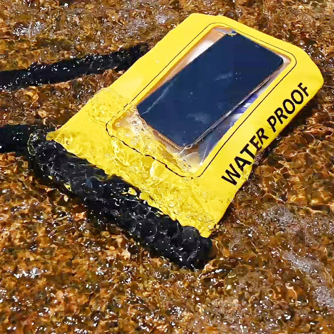 HAISSKY 1.8L Mobile Phone Waterproof Pouch For iPhone 17 16 Pro Max 15 Plus 16E Swimming Rafting Boating Beach Crossbody Bags