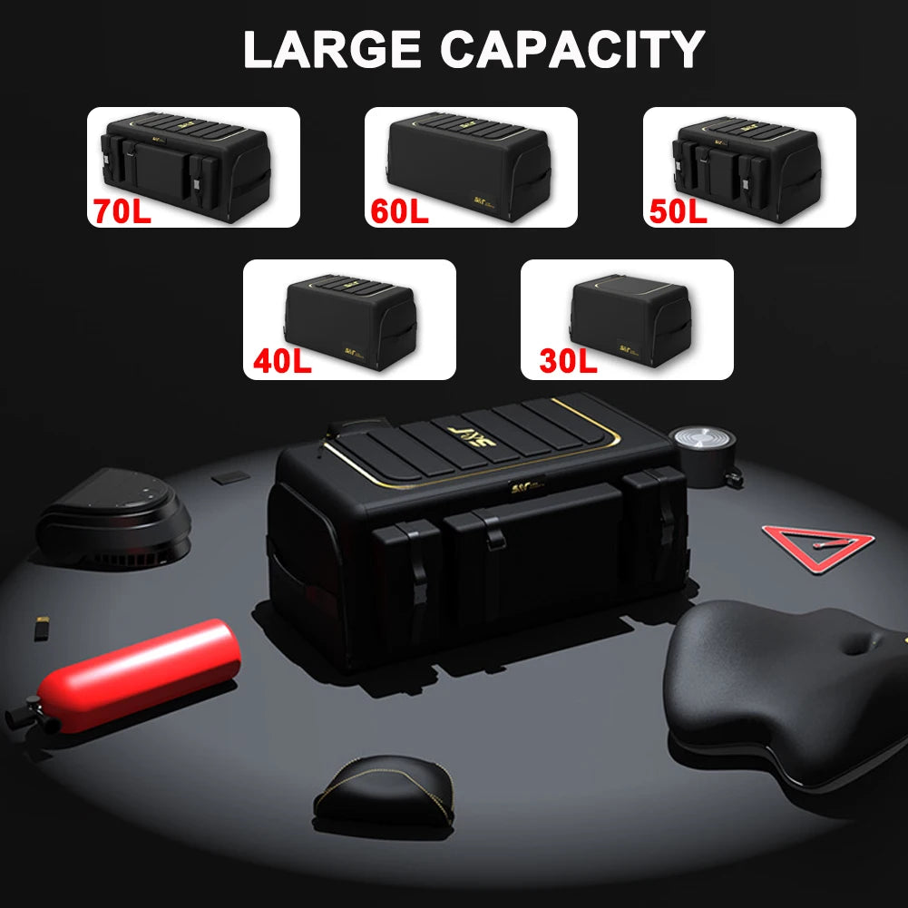 Universal Car Trunk Organizer 70L Storage Box Oxford Cloth 트렁크정리함 Folding Organizador Maletero De Coche For Tesla 모델3 모델y