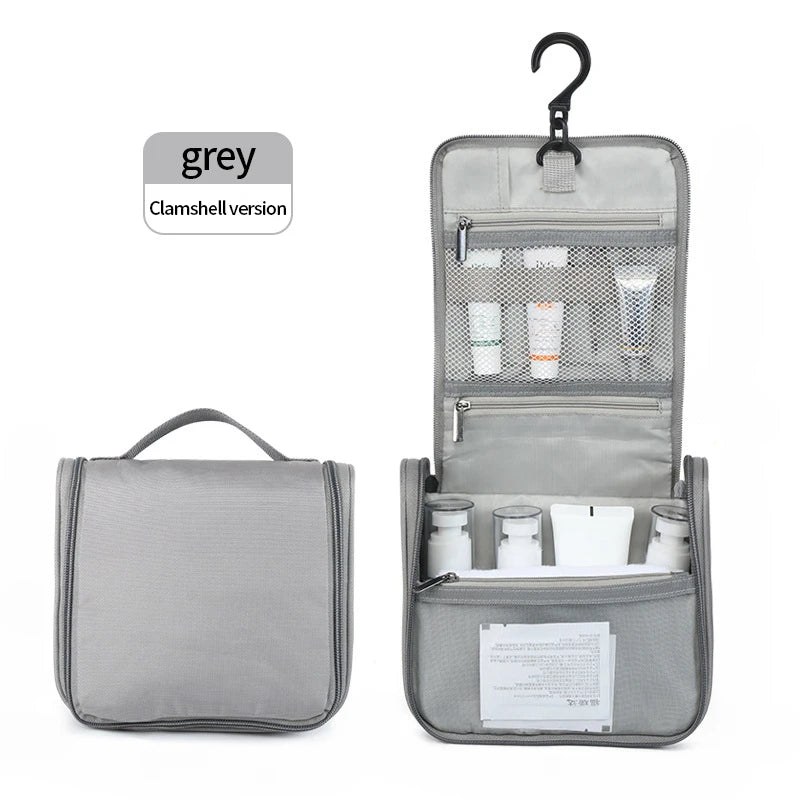 Multifunction Hanging Flip Men Travel Toiletry Bags Portable Pockets Water-Resistan Portable Shaving Kit Storage Make Up Bags