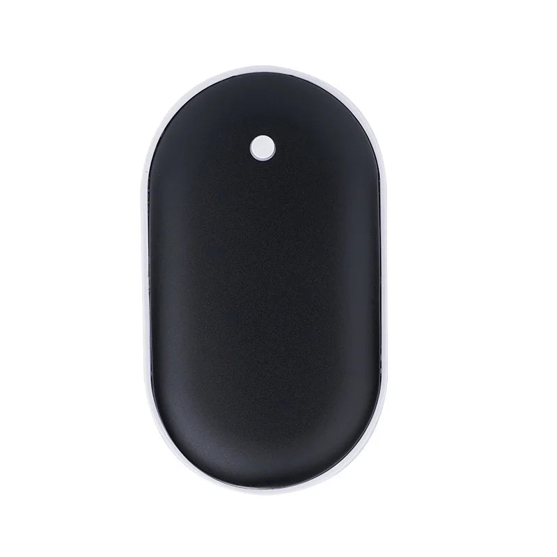 Portable USB Rechargeable Pebble Heater, Power Bank, Double-Sided Hand Warmer (Portable/Winter/Hiking)